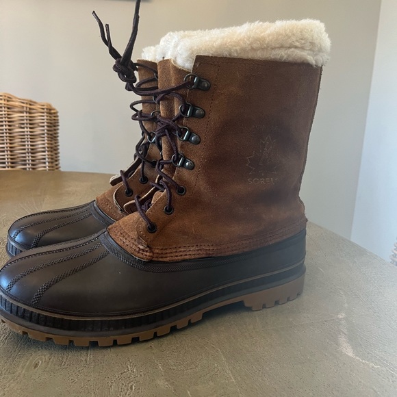 Sorel Shoes Mens Size 2 Sorel Crusader Boots Made In Canada With